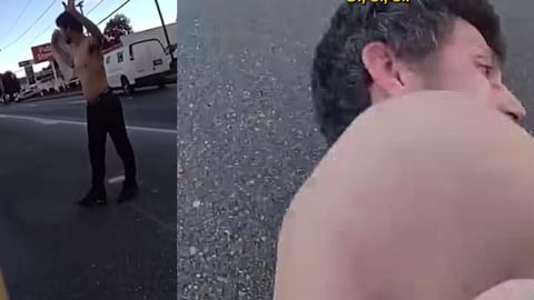 ¿Qué fue eso en Washington? Policía le da tremenda pela a un tipo en la calle y hay video