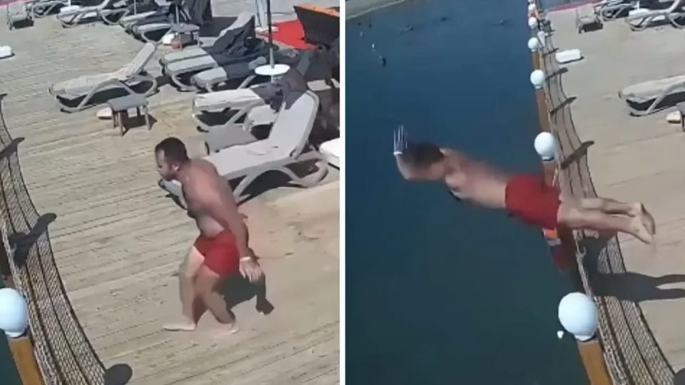¿Se te ocurre? ¡Hombre se lanza de cabeza y muere en 50cm de agua!