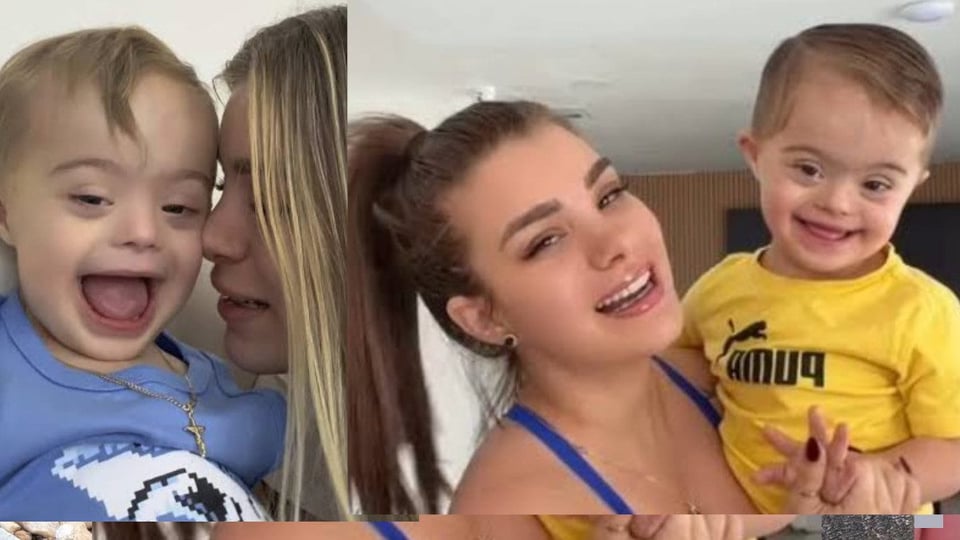 ¡Cuidado con las botellas en la escalera! Influencer cubana se da un coscorrón protegiendo a su hijo