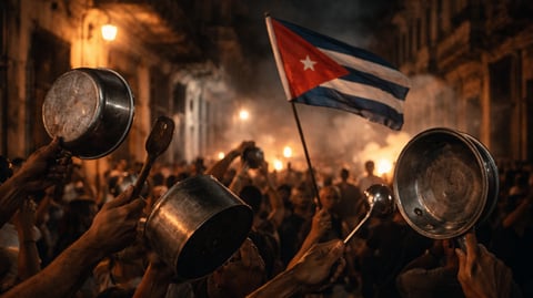 Cuba: Cacerolazos se Intensifican en La Habana y Provincias Ante Crisis
