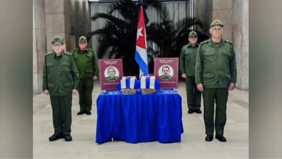 Raúl Castro rinde honores a militares cubanos fallecidos tras operativo en Venezuela