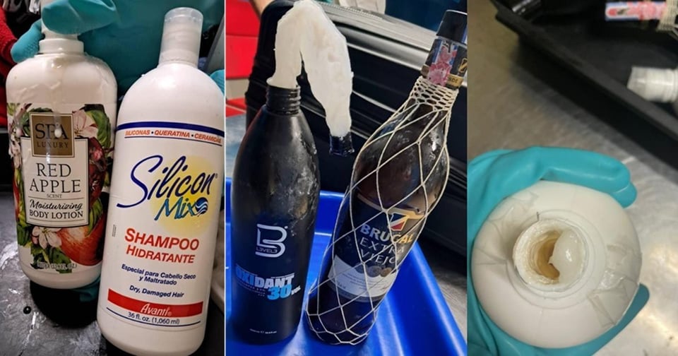 ¡¿Pomos de ron con "polvo mágico"?! ¡Aduana de La Habana pesca a dos con sorpresa en el equipaje!