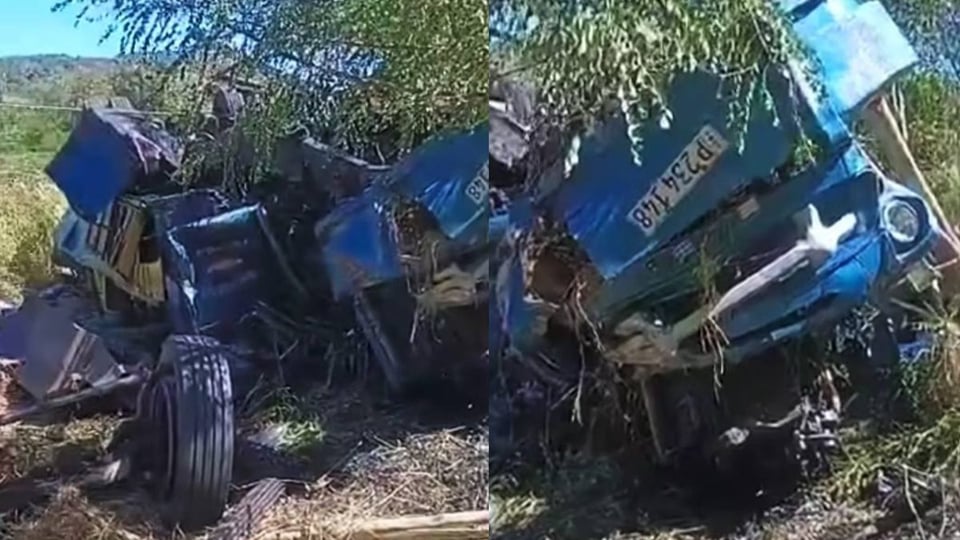 Taxista de TaxiCuba Muere en Fuerte Accidente en la Autopista Nacional de Villa Clara