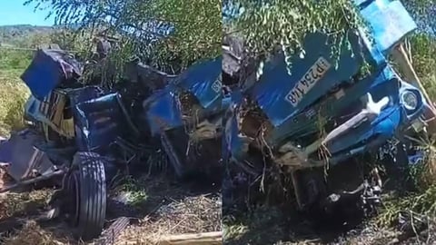 Un taxista pierde la vida en un choque brutal en la Autopista Nacional de Villa Clara