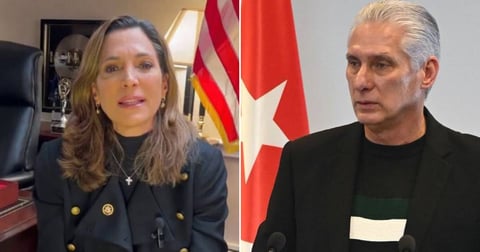 ¡Qué bochorno! Díaz-Canel pide más 'aguante' y María Elvira le cae encima como un piano