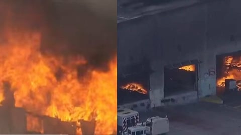 Arde almacén en Miami-Dade: Bomberos combaten llamas y alerta por humo tóxico
