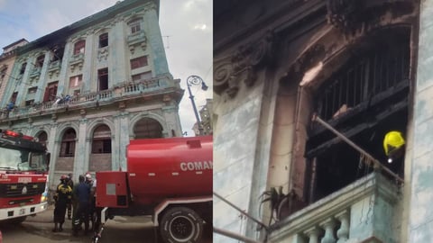 Rescate Vecinal y Bomberos Contienen Incendio en Centro Habana