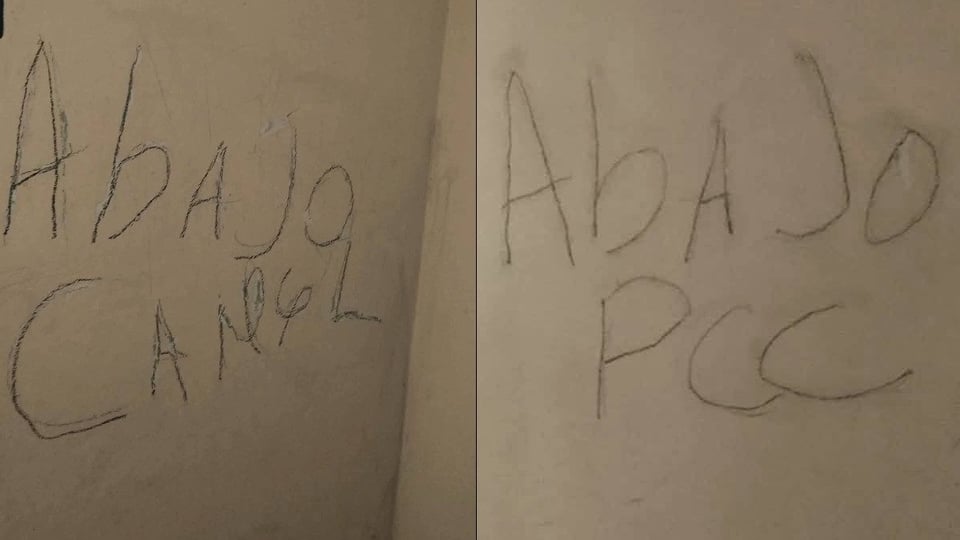 ¿Qué pasó en La Habana? ¡Aparecieron carteles 'con pique' contra Díaz-Canel!