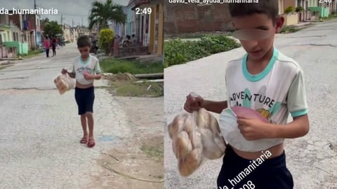 Joven cubano de 10 años vende ajos para ayudar a su familia