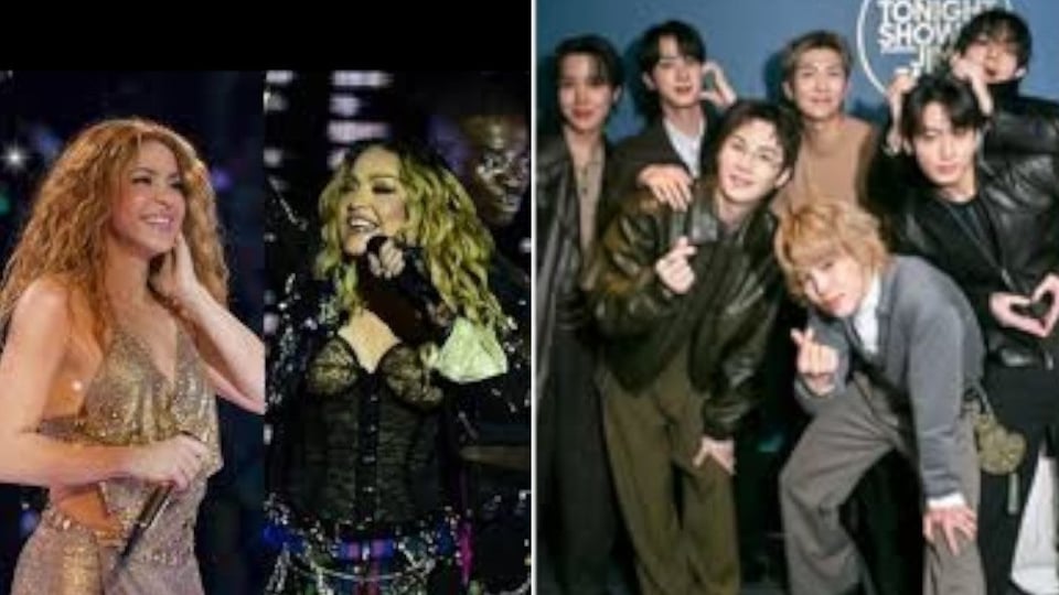 Shakira, Madonna y BTS encabezarán el show de la final del Mundial 2026