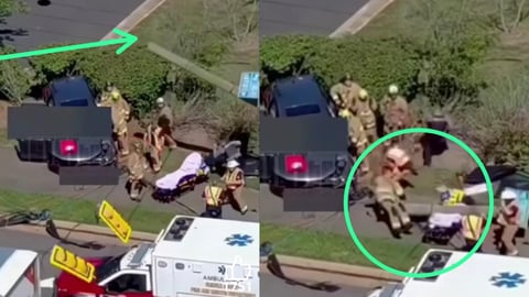 ¿Y esto qué fue? Cámaras captan bochinche inesperado en medio de emergencia en Miami