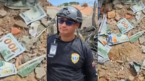Policías venezolanos arrestados por robar en escombros post-terremoto