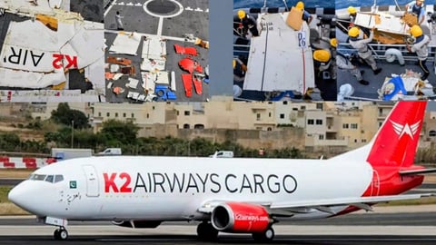 ¡Adiós, avión! Se estrella en el mar Arábigo con cinco almas a bordo