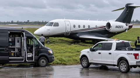 Avioneta Desvía en Aterrizaje en Miami-Opa Locka Sin Heridos