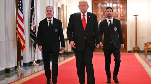 Trump recibe a Messi y al Inter Miami en la Casa Blanca