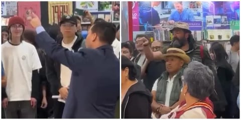 Simpatizantes del castrismo interrumpen presentación de libro sobre Cuba en Bogotá