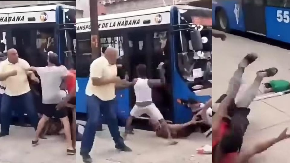 ¿Qué follón se armó en esa parada de guagua en La Habana? ¡La gente está que explota!