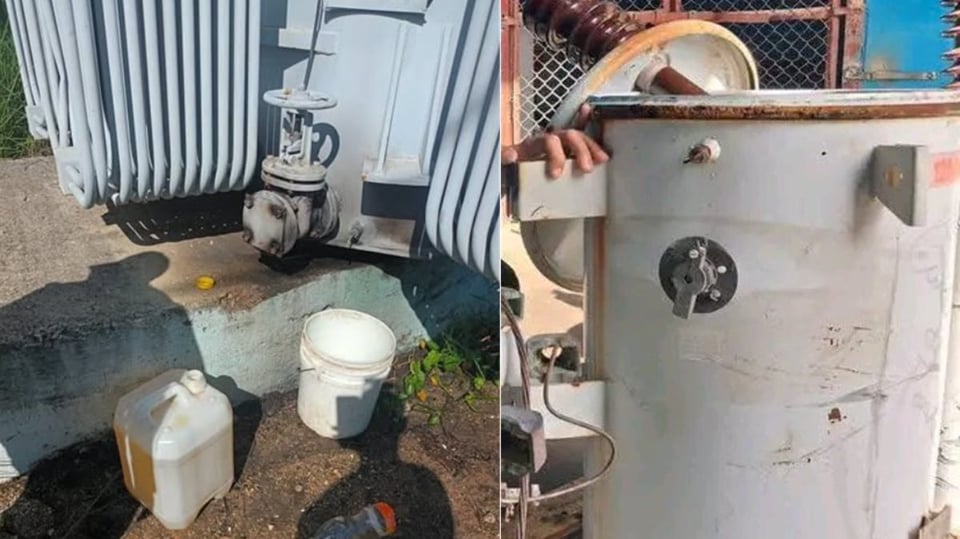 ¿¡Atracaron la luz en La Habana?! Intentan robar aceite de subestación y pillan a los 'chivos' en Guanabacoa
