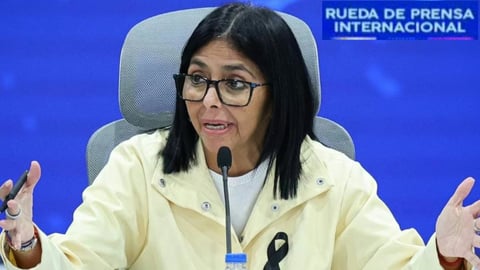 Delcy Rodríguez defiende la respuesta del gobierno venezolano ante terremotos