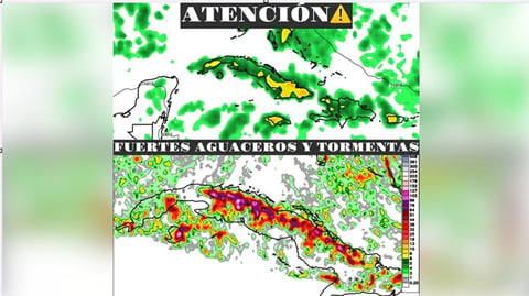 Cuba se prepara para fuertes lluvias y tormentas eléctricas