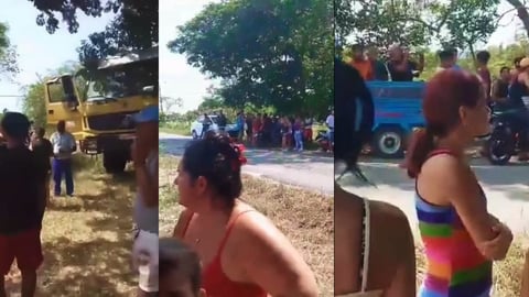 ¿Y ahora quién nos va a alumbrar? Vecinos de Guanabacoa defienden su transformador de la Empresa Eléctrica