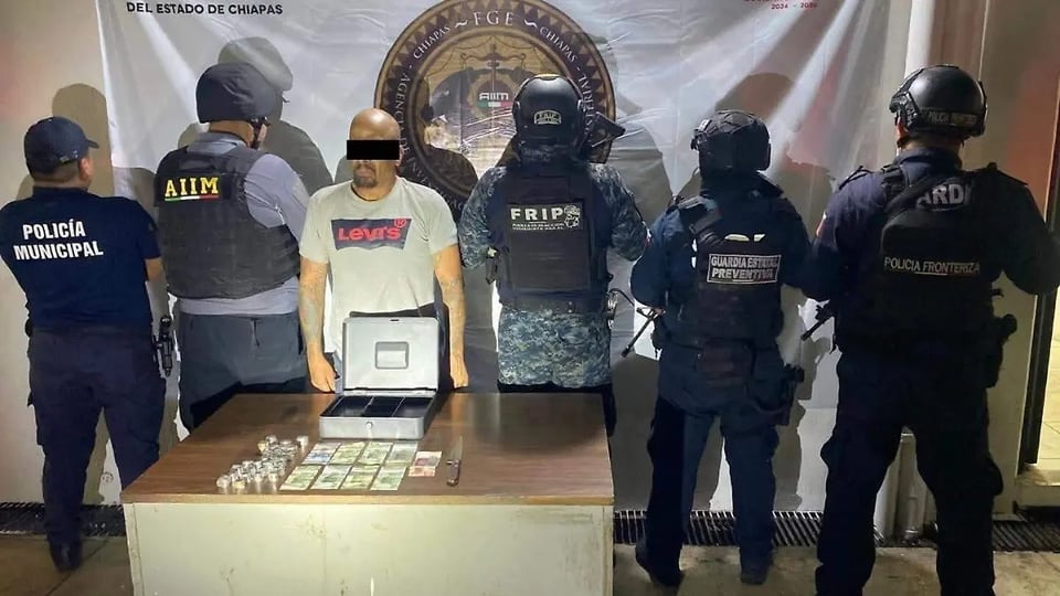 ¿Qué Lío Es Este? Cubano Preso en Chiapas con Drogas y Arma en la Mano
