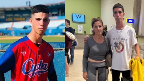 Joven pitcher cubano Richard Bouquet busca su sueño en la MLB