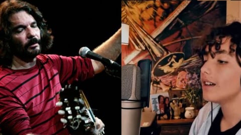 Mateo Feliú Canta con su Padre Santiago Feliú en un Emotivo Dúo Virtual