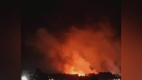 Incendio Controlado en la Zona Industrial de Matanzas