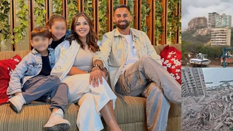Futbolista argentino busca familia tras devastadores terremotos en Venezuela