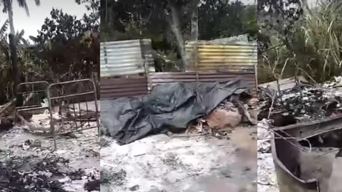 ¿Qué chimba de paneles quemaron esta casa en Imías?