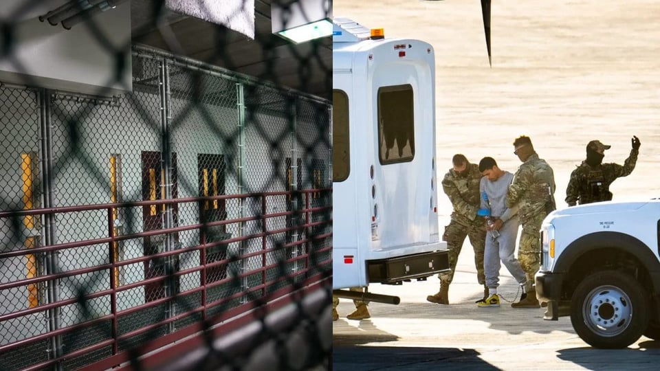 Cubanos varados en Guantánamo por lío de vuelos de deportación
