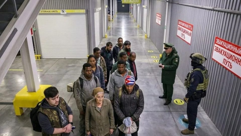 Cubanos varados en Uzbekistán tras ser deportados desde Rusia