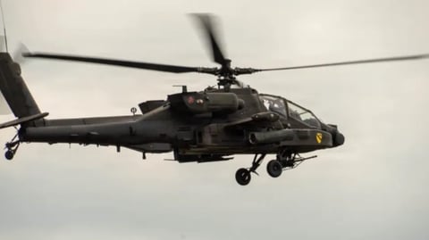Dos pilotos mueren en un accidente de helicóptero Apache en Texas