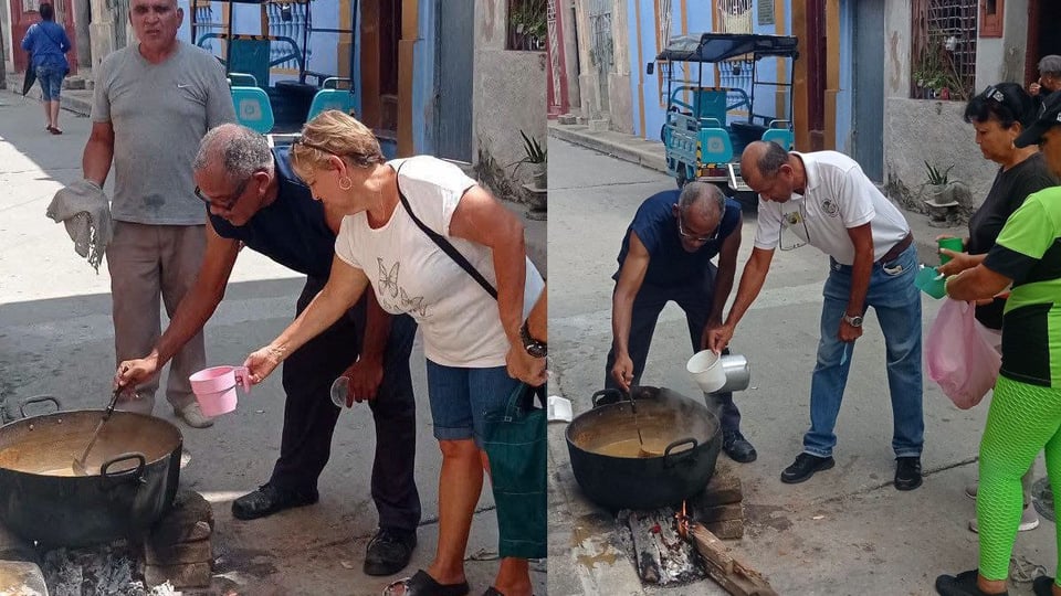 Caldosa comunitaria en Villa Clara desata críticas en redes por escasez y apagones