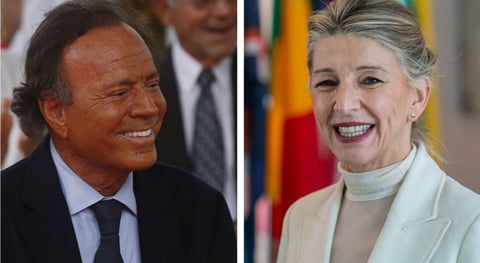 Julio Iglesias demanda a Yolanda Díaz por daños al honor