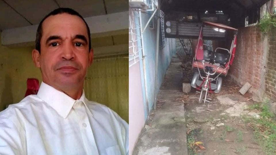 ¿Y a ti quién te quita lo bailao'? Le roban las ruedas al bicitaxi de un cubano y su madre ciega se queda sin sustento