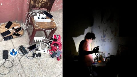 Vecina de Cárdenas da luz gratis a sus vecinos en apagones