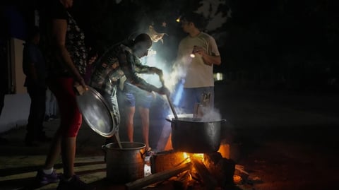Cuba al borde de un apagón masivo: más del 60% del país sin luz