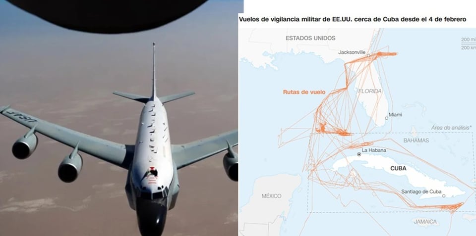 EE.UU. Aumenta Vigilancia Aérea Cerca de Cuba