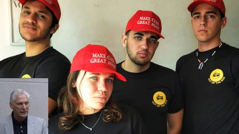 Jóvenes Cubanos Desafían a Díaz-Canel: "Cuba Está Secuestrada"