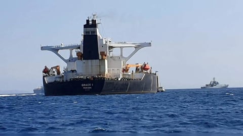 Buque Grace interceptado con combustible oculto en tanques de lastre rumbo a Cuba