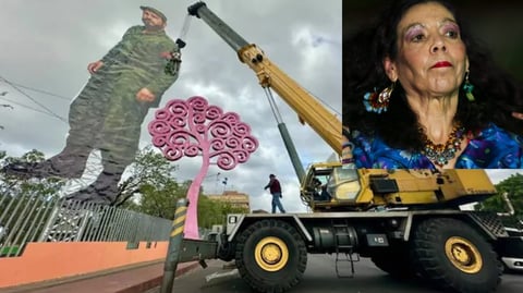 Rosario Murillo defiende estatua de Fidel Castro con duros insultos a críticos