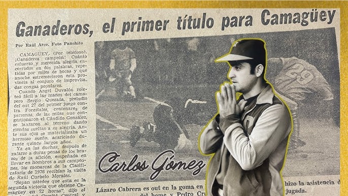 Fallece Carlos Gómez: la leyenda que le dio gloria al béisbol de Camagüey