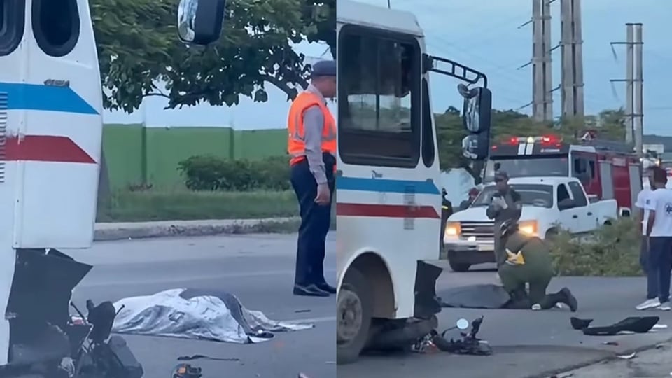 ¿Qué le pasó a la Vía Blanca? Dos muertos en un choque de guagua y motorina
