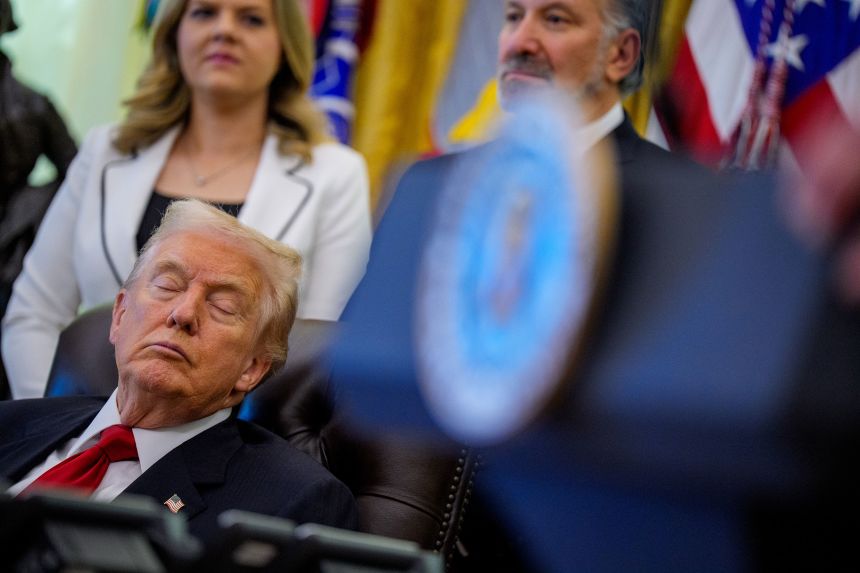 A Presidential Siesta? White House Staff Navigate Donald Trump's Drowsy Days
