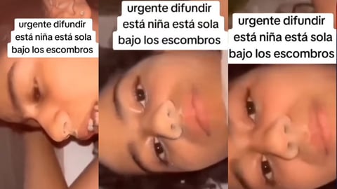 Niña atrapada en edificio Retamar Palace tras sismo en Venezuela pide ayuda: “Estoy sola y atrapada”
