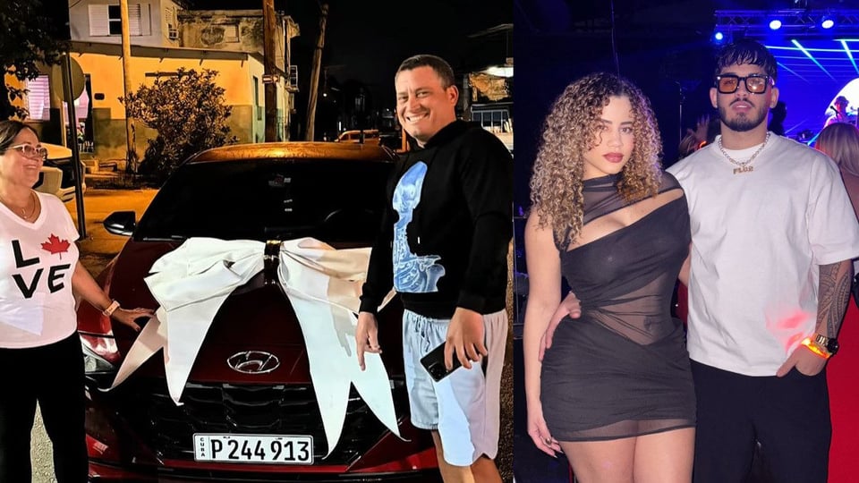 Alex, prometido de Flor de Cuba, regala un carro a sus padres en la isla y conmueve a todos