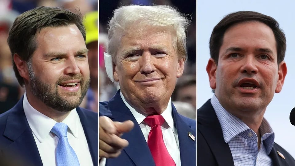 Trump ve a Vance y Rubio como una fórmula republicana imbatible para 2028