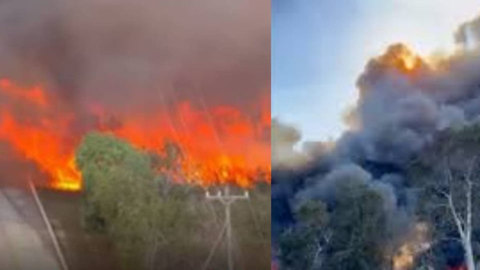 ¡Fuego en Miami! Humo de incendio forestal se mete hasta Doral y deja a todos con la boca abierta